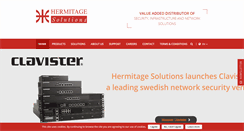 Desktop Screenshot of hermitage.be
